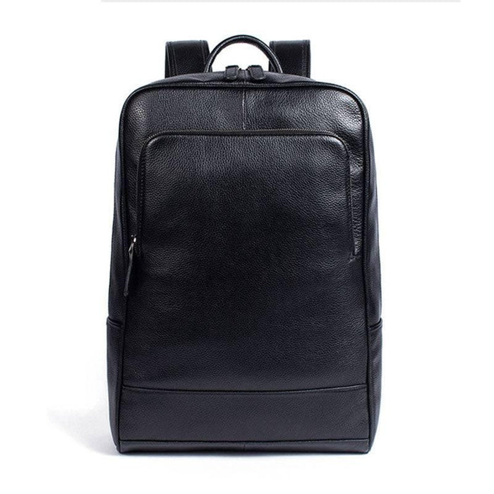 Classic Design Men's Business Leather Backpack