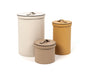 High-quality round paper bin with classic lid design