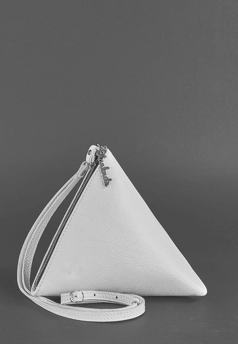 Classic Design Women's Leather Cosmetic Bag Pyramid