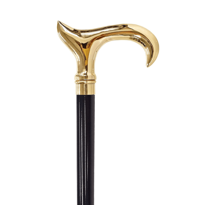 Classic Designer Shiny Metal Walking Stick