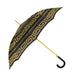 Classic Elegant Italian Greek Design Umbrella with Luxurious Leather Handle