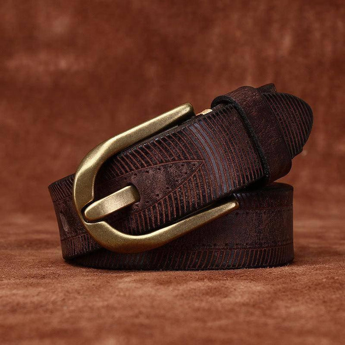 Classic Leather Belt For Women or Men, Diya Model