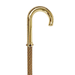 Classic Luxury Gold-plated 24K Walking Cane with Crystals