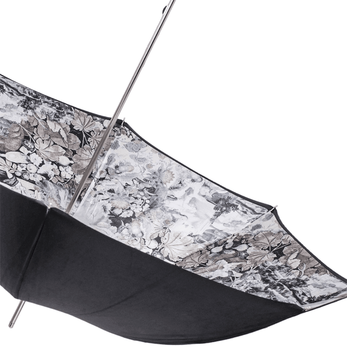 Classic Medusa Brass Black Printed Umbrella