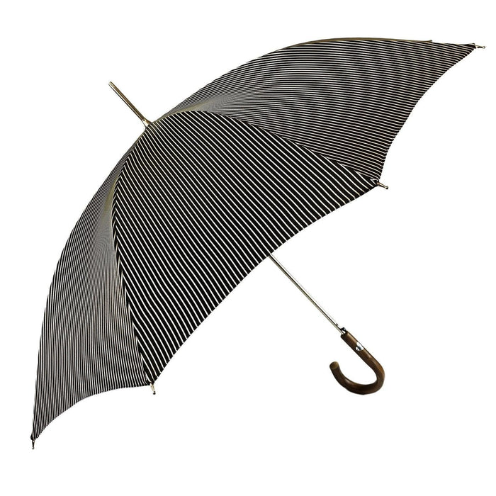 Classic Men's Umbrella with Jacquard Canopy and Fiber Carbon Structure