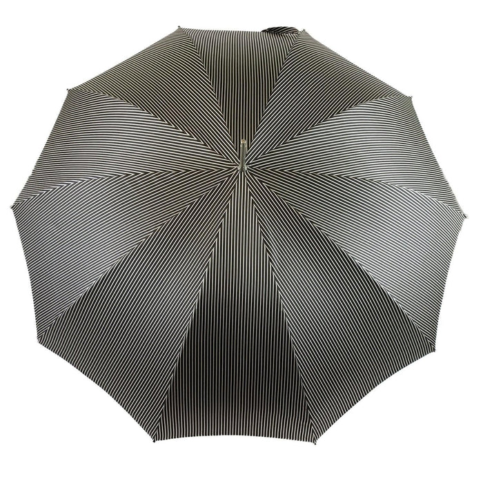 Classic Men's Umbrella with Jacquard Canopy and Fiber Carbon Structure