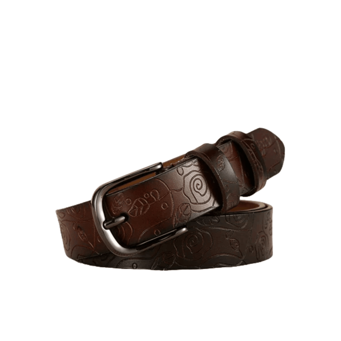 Classic Modern Leather Belt For Women, Venunia Model