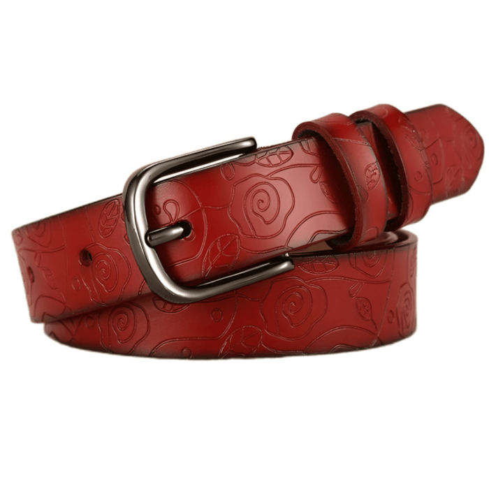 Classic Modern Leather Belt For Women, Venunia Model