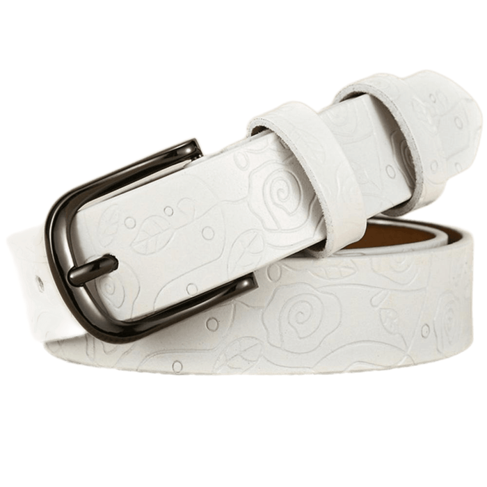 Classic Modern Leather Belt For Women, Venunia Model