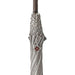 Classic Striped Umbrella with Exquisite Ostrich Leather Handle