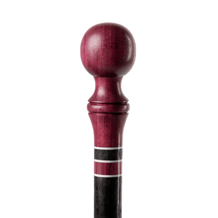 Classic Walking Stick Knob Designer Ball Walking Cane Purpleheart