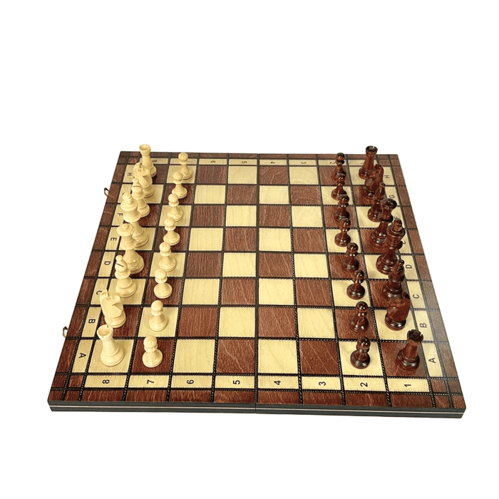 Classic Wooden Chess Set With Double Queen, Gift For Dad, Limited