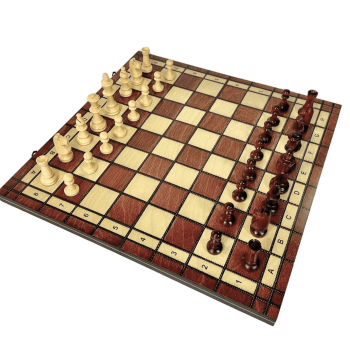 Classic Wooden Chess Set With Double Queen, Gift For Dad, Limited