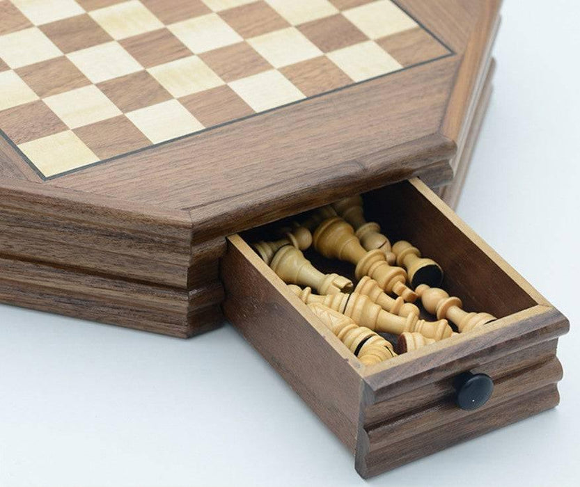 Classic, Wooden, Magnetic And Compact Sized Chess Set With Storage Chest