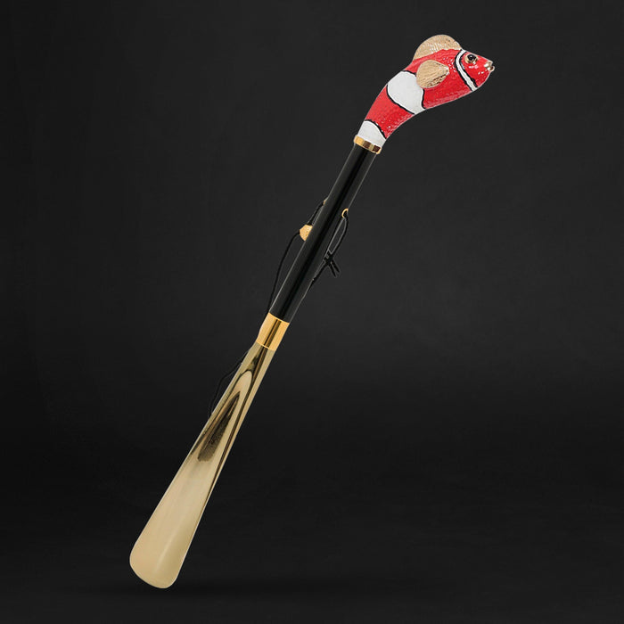 Clownfish Designer Shoehorn Luxury Gold Details