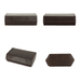 Coffe Color Vintage Leather Watch Case - 8 Slots