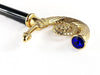 Collectible Walking Cane with Swarovski Sapphire