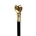 Collectible Walking Stick with 24K Gold-plated Heart