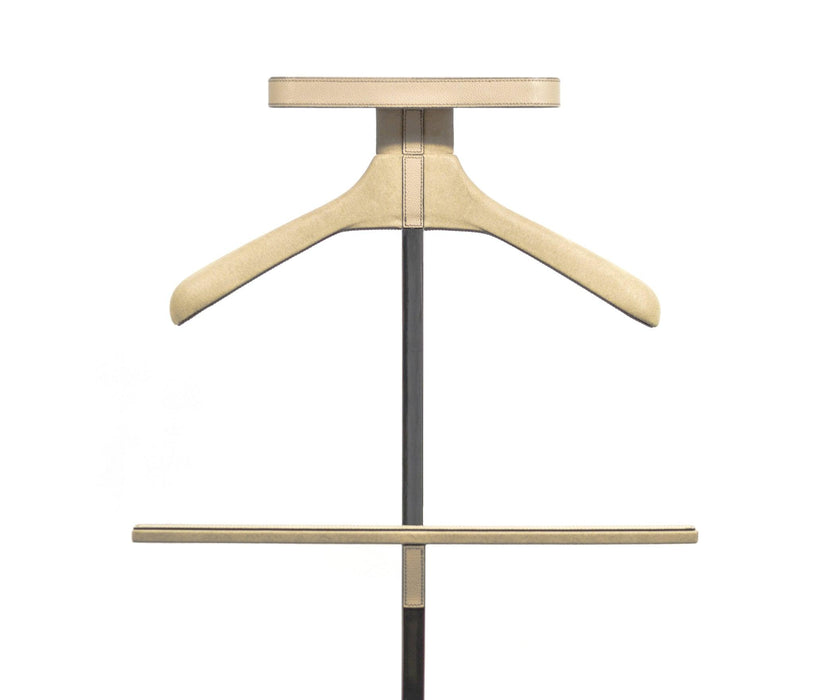 Elegant John valet stand with designer comfort for home