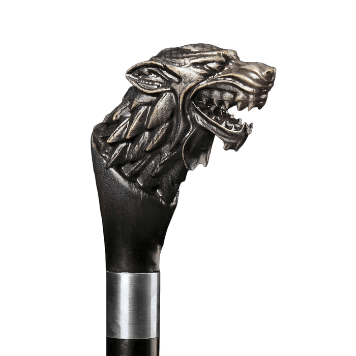 Cool Designer Wolf Cane Black Walking Stick