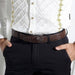 Crocodile Leather Suit Belt For Men, Enokur Model