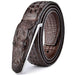 Crocodile Leather Suit Belt For Men, Enokur Model