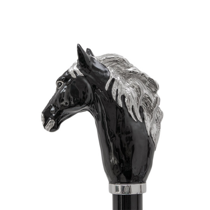 Black Horse Handmade Fashionable Long Shoe Horn