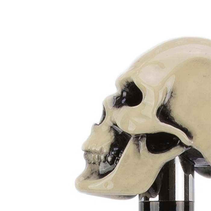 Bone Skull Collectible Shoehorn Enameled Resin