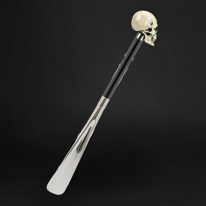 Bone Skull Collectible Shoehorn Enameled Resin