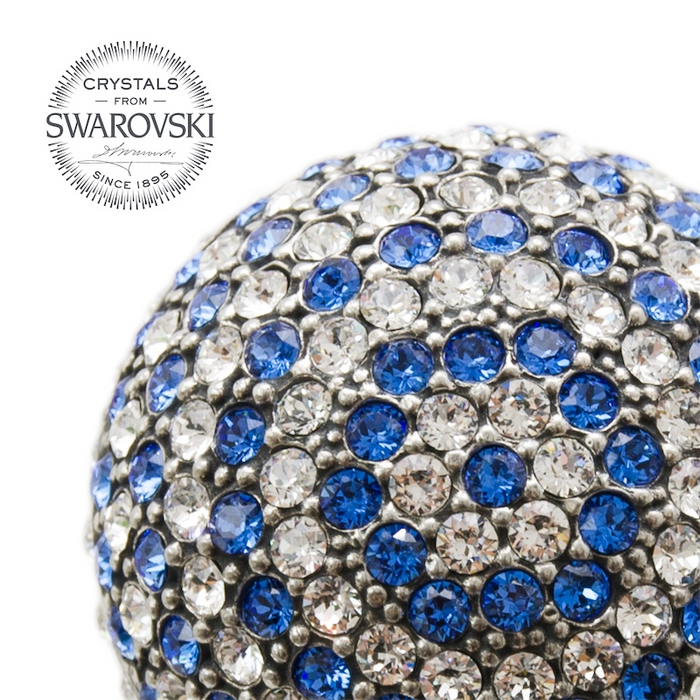 Blue Bicolor Swarovski Shoehorn Fashionable Crystals