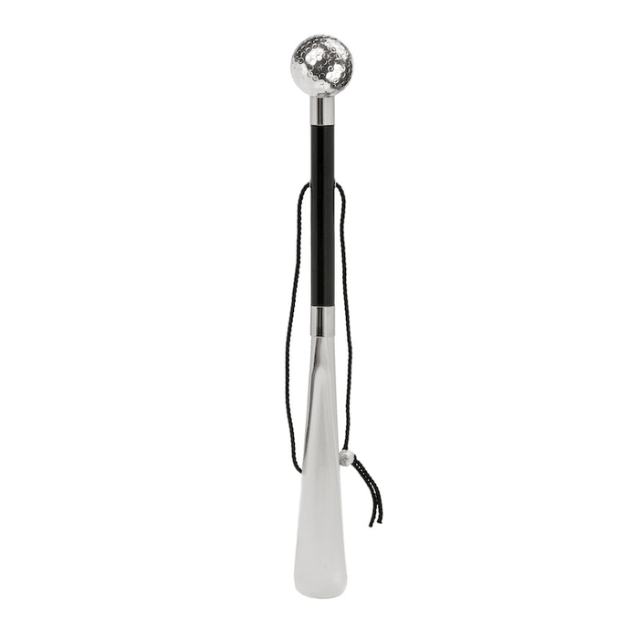 Silver Golf Ball Design Long-Handled Shoe Horn Exclusive Gift