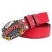 Custom Country Western Leather Belt For Men