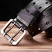 Custom Double Pin Leather Belt, Svetunia Model