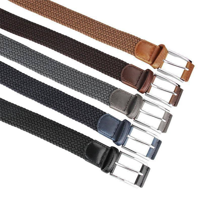 Custom Elastic Braided Belt For Men, Oscar Model