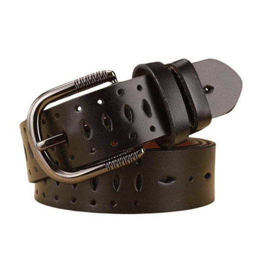 Double buckle belts for women