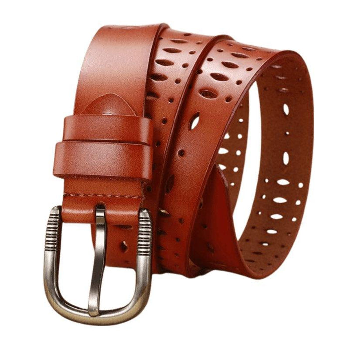 Custom Elegant Leather Belt For Women, Atilia Model