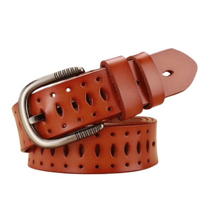 Custom Elegant Leather Belt For Women, Atilia Model