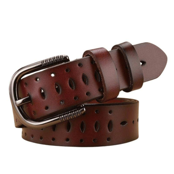 Custom Elegant Leather Belt For Women, Atilia Model