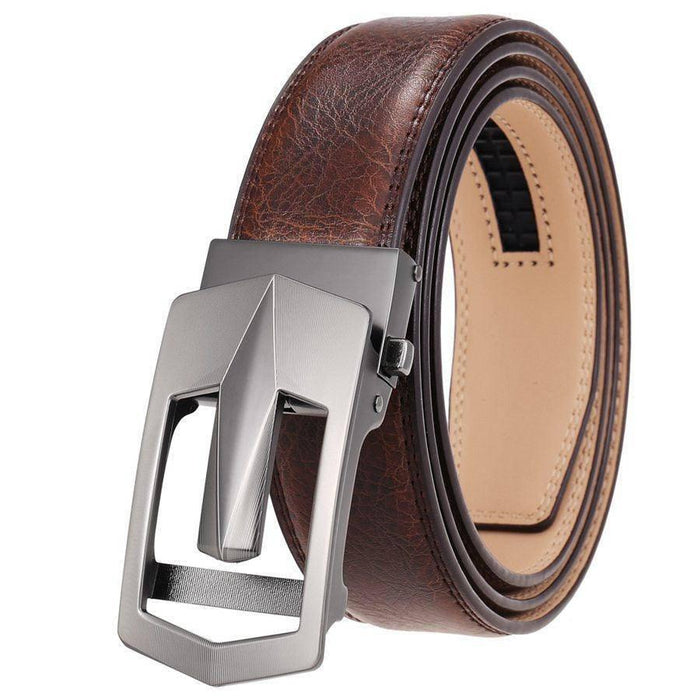 Custom Leather Suit Belt For Men, Calvino Model