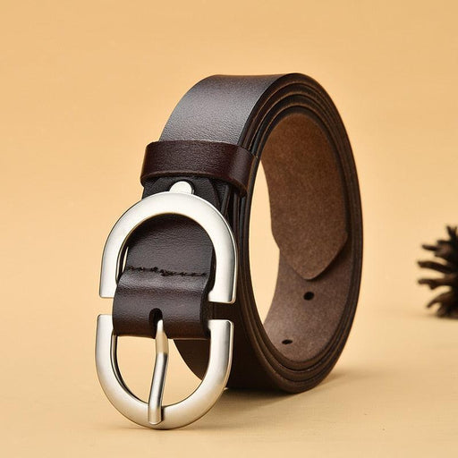 Custom Office Leather Belt For Women, Anna Model