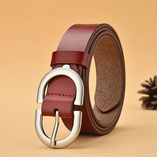 Custom Office Leather Belt For Women, Anna Model