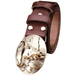 Custom Vintage Brown Cowboy Belt For Men