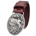 Custom Vintage Leather Cowboy Belt For Men