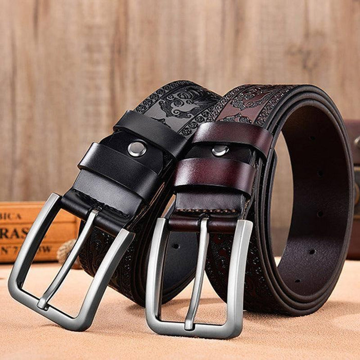 Custom Western Leather Belt For Men, Glory Model