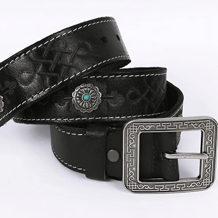 Custom Western Leather Belt, For Men, Wauna Model