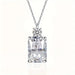 925 Silver Moissanite Pendant Necklace – Exclusive Design Jewelry
