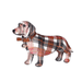 Dachshund Checkered Statue