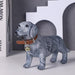 Dachshund Denim Print Statue