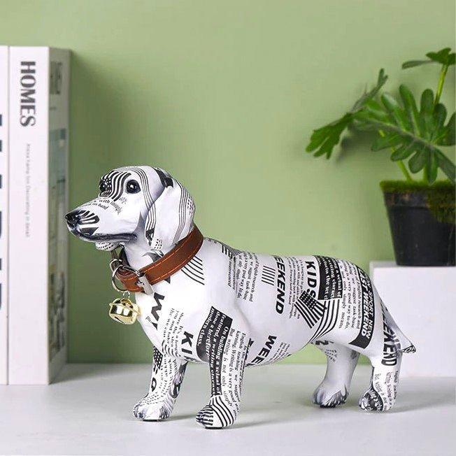 Dachshund Paper Print Statue