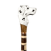 Dalmatian Walking Stick Wooden Carved Canes for Men